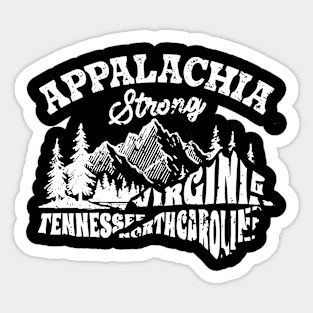 Appalachia Strong, Hurricane Helene, Virginia, Tennessee, North Caroline Sticker